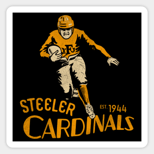 Defunct Steeler Cardinals Football Team Magnet